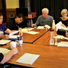 Cast Of Square One Theatre's Production Of ADMISSIONS Gathers For Table Read