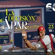 Juego Y Teatro Se Unen En El Espectáculo De Marionetas La Decisión De Ápar, En El 
