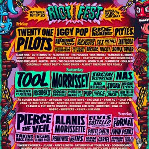 Riot Fest Unveils Official 2026 Daily Lineups: Morrissey, Patti Smith, & More
