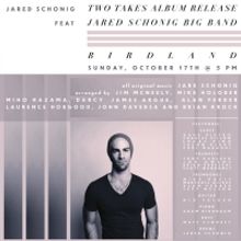Jared Schonig Announces CD Release Celebration at Birdland