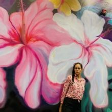 World-Renowned Artist Lia Ali Completes Mural In Vida Garden In Englewood, NJ