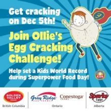 Ollie Club Invites Children Across Canada To Set A Kids World Record!