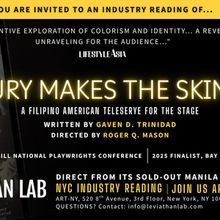 MERCURY MAKES THE SKIN GLOW to Have Staged Reading at Leviathan Lab