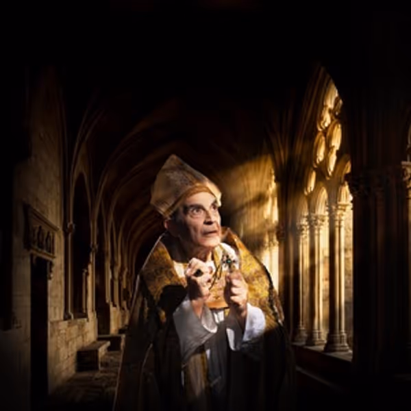 Full Cast Set for MURDER IN THE CATHEDRAL at Orange Tree Theatre Photo