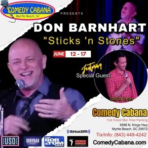 Catch Las Vegas Comedian Don Barnhart at Comedy Cabana This Week