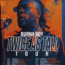 Burna Boy Announces Twice As Tall World Tour