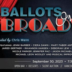 Chris Mann Hosts BALLOTS OVER BROADWAY: Rory O'Malley, Jared Gertner, Kate Micucci…