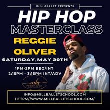 Mill Ballet School to Welcome Reggie Oliver for Hip-Hop Masterclass
