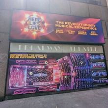 Up on the Marquee: HERE LIES LOVE