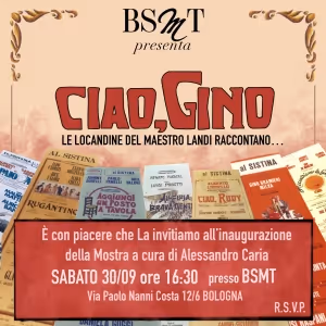 Feature: CIAO, GINO all'ACCADEMIA BMST