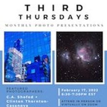 Trenton's JKC Gallery Presents THIRD THURSDAYS Free Photography Talk