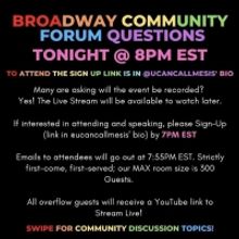 Student Blog: Broadway Community Forum