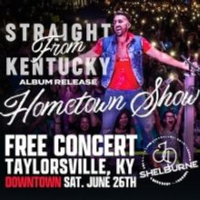 JD Shelburne Announces Hometown Concert & Album Release Party In Taylorsville, Kentuc