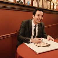 Photos & Video: Jimmy Fallon Receives Sardi's Portrait Video