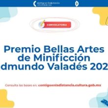 Abren convocatoria del Premio Bellas Artes de Minificción Edmundo Valadés 2022