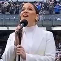 VIDEO: MR. SATURDAY NIGHT Star Shoshana Bean Sings the National Anthem at Yankees…