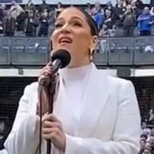 VIDEO: MR. SATURDAY NIGHT Star Shoshana Bean Sings the National Anthem at Yankees…