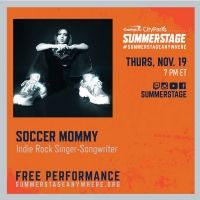Soccer Mommy To Perform Live for SummerStage Anywhere on Nov. 19