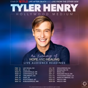 Tyler Henry to Bring 'An Evening of Hope and Healing' Tour Across the U.S.