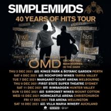 Simple Minds Announce Rescheduled Australian and New Zealand Dates For December 2021