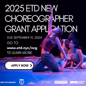 Apply Now For Eryc Taylor Dance's New Choreographer Grant