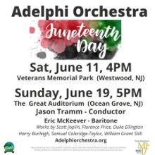 The Adelphi Orchestra Presents Juneteenth Day Celebration Concerts