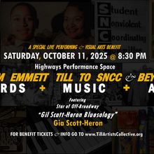 Gia Scott-Heron To Perform At Highways Performance Space Benefit FROM EMMETT TILL TO