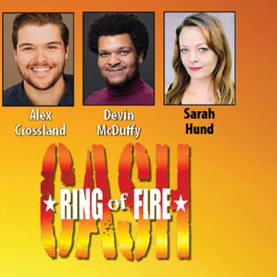 Cast Set for Johnny Cash Celebration RING OF FIRE at Beef & Boards