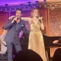 Review: Kate Baldwin and Aaron Lazar Throw a Casual Party in Cocktail Attire in ALL…