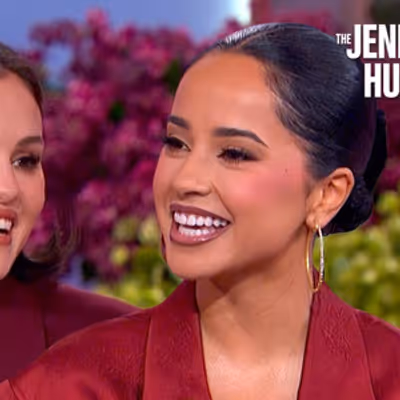 Selena Gomez & Becky G Talk Staying True on JHUD SHOW
