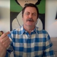 VIDEO: Nick Offerman Surprises Kelly Clarkson With an Incredible Handmade Gift Video