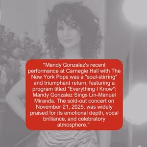 Inteview: Everything I Know: Mandy Gonzalez Sings Lin-Manuel Miranda