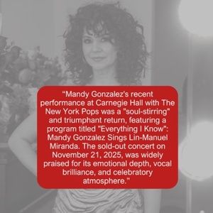 Inteview: Everything I Know: Mandy Gonzalez Sings Lin-Manuel Miranda