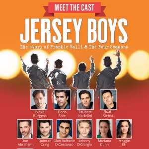 Full Cast Set for JERSEY BOYS at La Mirada Theatre