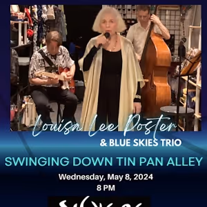 Louisa Lee Poster Brings SWINGING DOWN TIN PAN ALLEY To Silvana Tonight