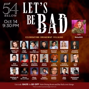 Julio Rey, Diane Phelan, Heather Makalani & More to Star in LET'S BE BAD Celebrating…
