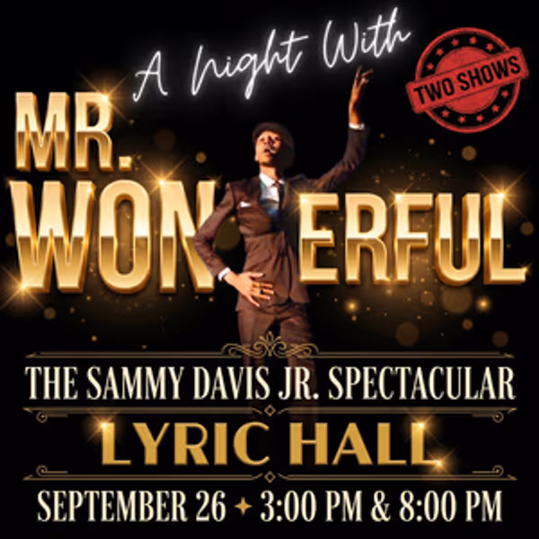 A NIGHT WITH MR. WONDERFUL To Play The Lyric Hall Photo