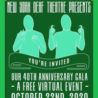 New York Deaf Theatre Announces 40th Anniversary Virtual Gala