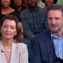 VIDEO: Lesley Manville and Liam Neeson Talk ORDINARY LOVE on GOOD MORNING AMERICA