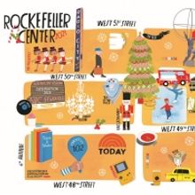Illustrator Lisa Congdon Picked to Create Rockefeller Center's 2021 Holiday Map And…