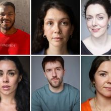 Cast Set For DEAF REPUBLIC at the Royal Court Theatre