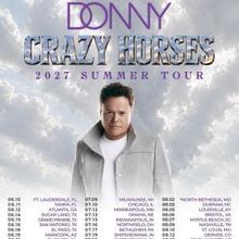 Donny Osmond to Launch CRAZY HORSES Tour Summer 2027