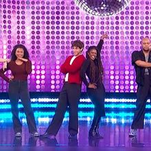 DANCING WITH THE STARS Pros Give THE JENNIFER HUDSON SHOW Staff Dance Lessons