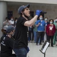 Photo Flash: Jay Armstrong Johnson & Sam Quiggins Perform in Celebration of 1M Meals…