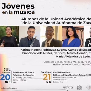Músicos De La Universidad Autónoma De Zacatecas Participan En El Ciclo Jóvenes En La…