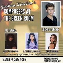 Joshua Turchin to Present COMPOSERS AT THE GREEN ROOM 42 in March