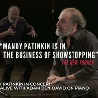 Video: MANDY PATINKIN IN CONCERT: BEING ALIVE WITH ADAM BEN-DAVID ON PIANO is coming… Video