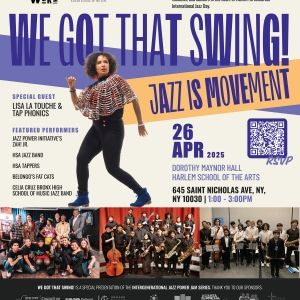 Tapper Lisa La Touche to Join Jazz Power Intiative and Harlem School of the Arts for…