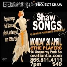 Gingold Theatrical Group Cancels Previously Announced SHAW SONGS @ THE PLAYERS