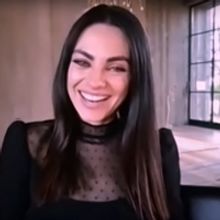 VIDEO: Mila Kunis Took Ashton & the Kids to a Drive-Thru Baby Rave